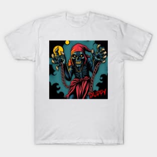 DUPPY - FULL COLOUR – FETERS AND LIMERS – CARIBBEAN FOLKLORE EVENT DJ GEAR T-Shirt